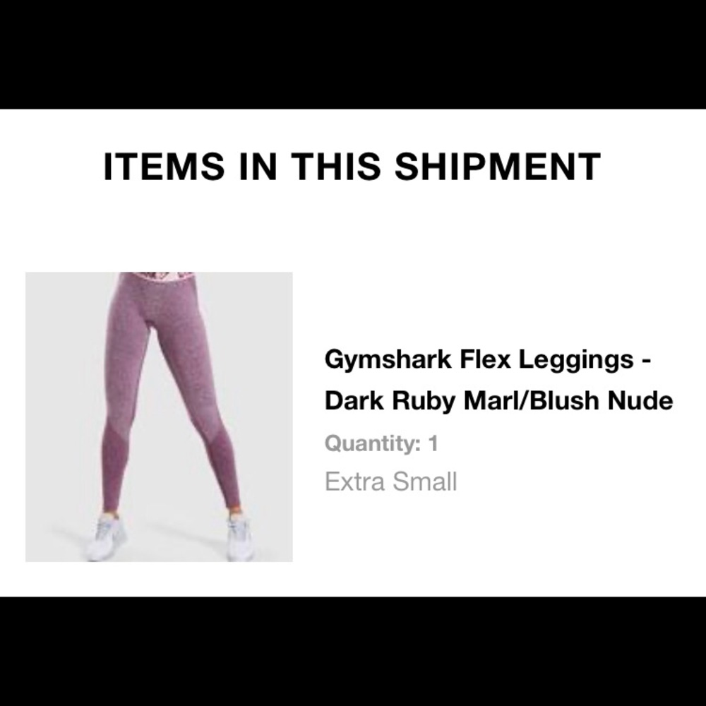 Gymshark Purple Flex Leggings